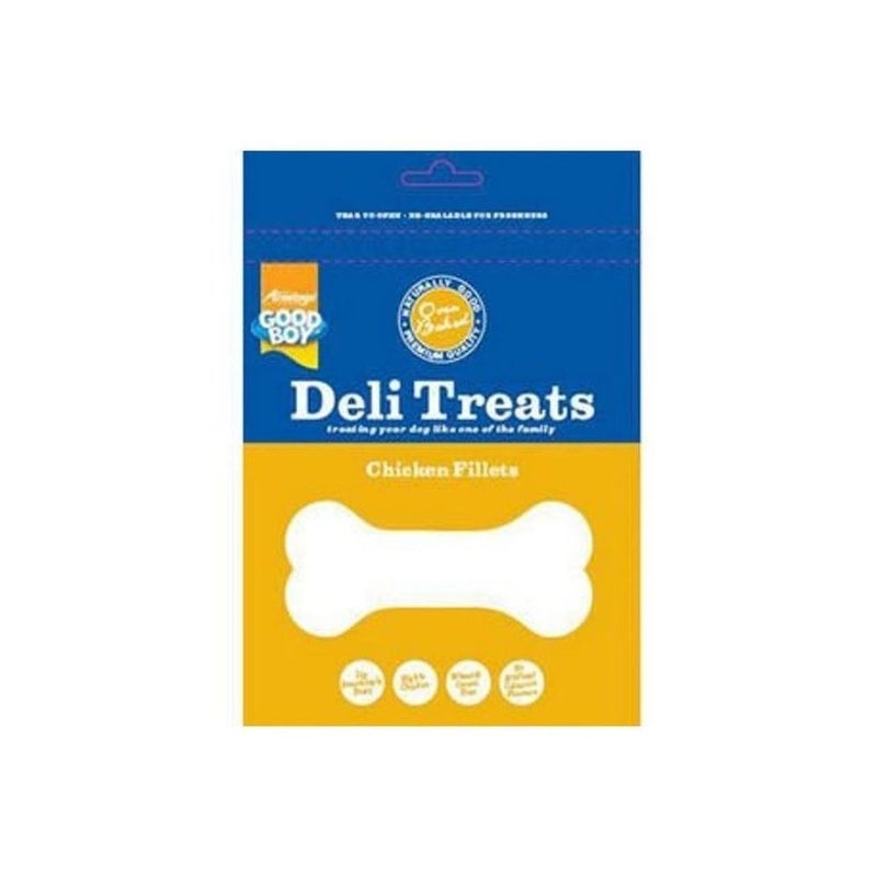 مكافآت فيليه الدجاج المضغية للكلاب جود بوي باوسلي وشركاه